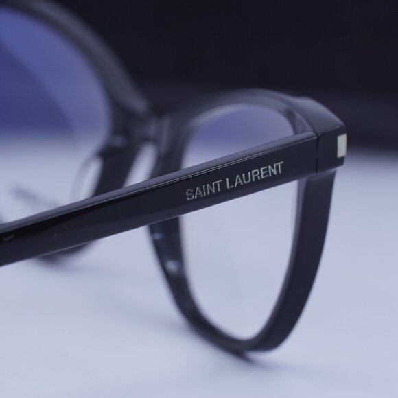 Saint Laurent SL219 001 Cat Eye 51mm Eyeglasses – Black - Picture 10 of 11